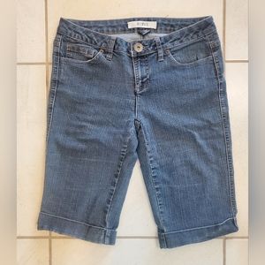 Mixit Cuffed Jean Bermudas Size 6